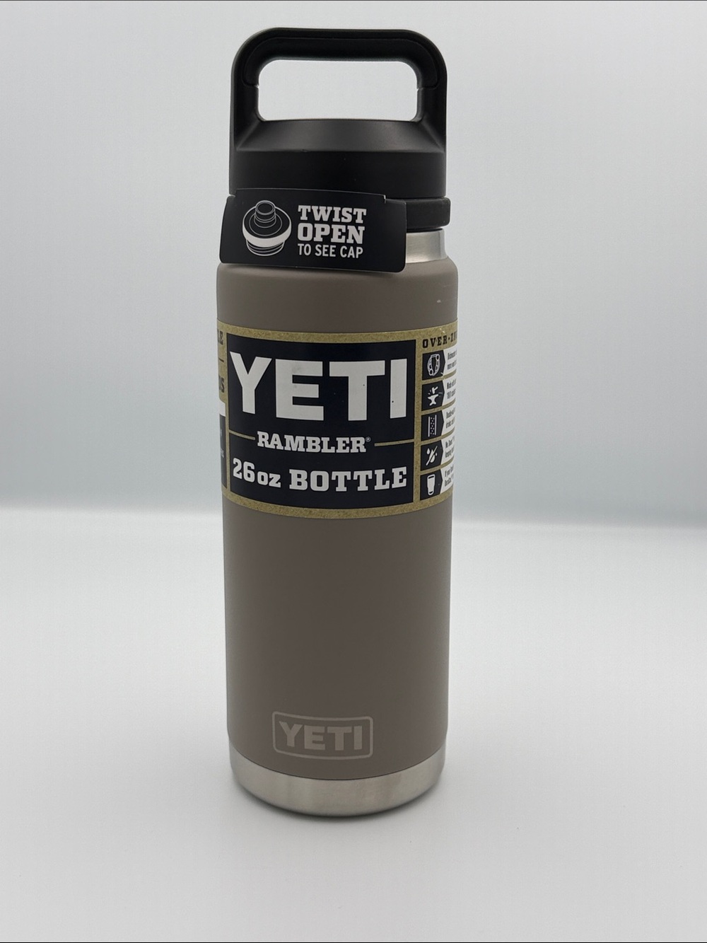 Yeti Rambler 26oz Rambler - Sharptail Taupe NWT but scratched